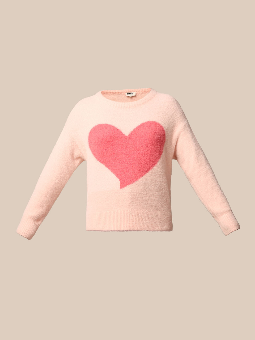Pink Fuzzy Knit Pullover