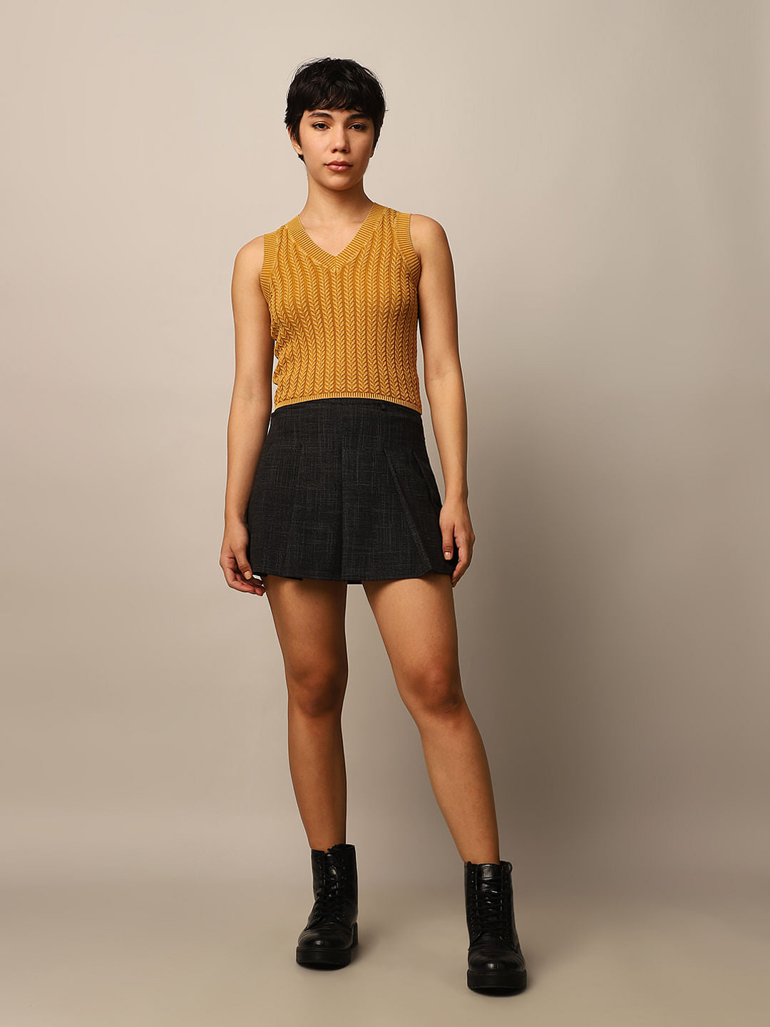 Mustard Sweater Vest