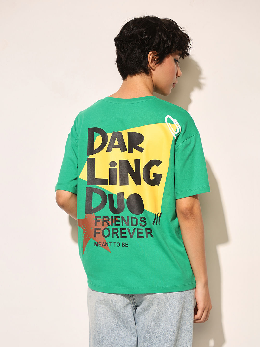 Green Graphic Print T-Shirt