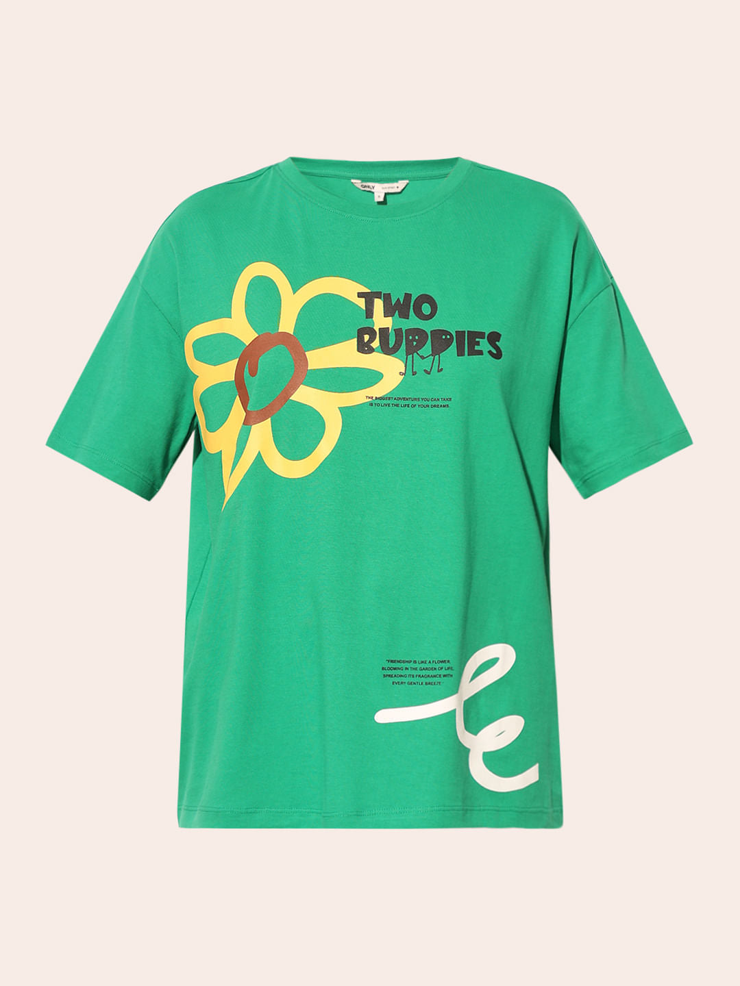 Green Graphic Print T-Shirt
