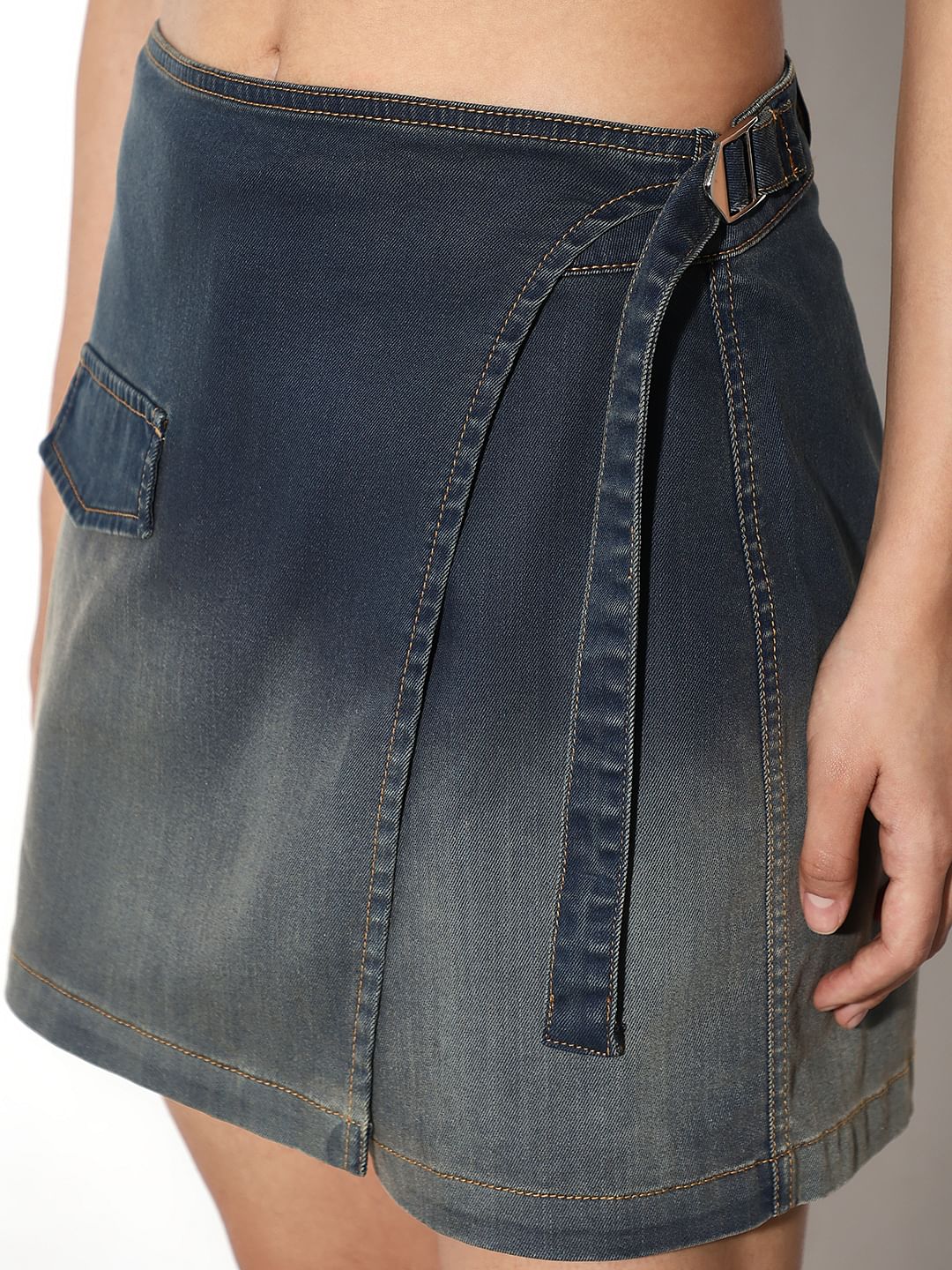 Blue Denim Skort