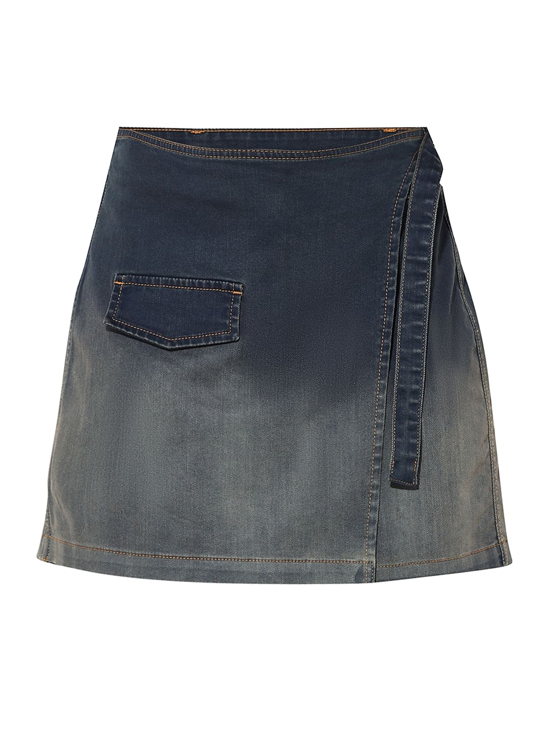 Blue Denim Skort