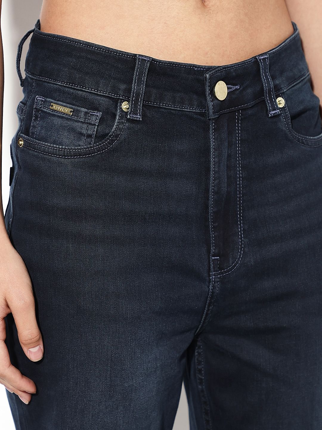 Dark Blue Bootcut Jeans