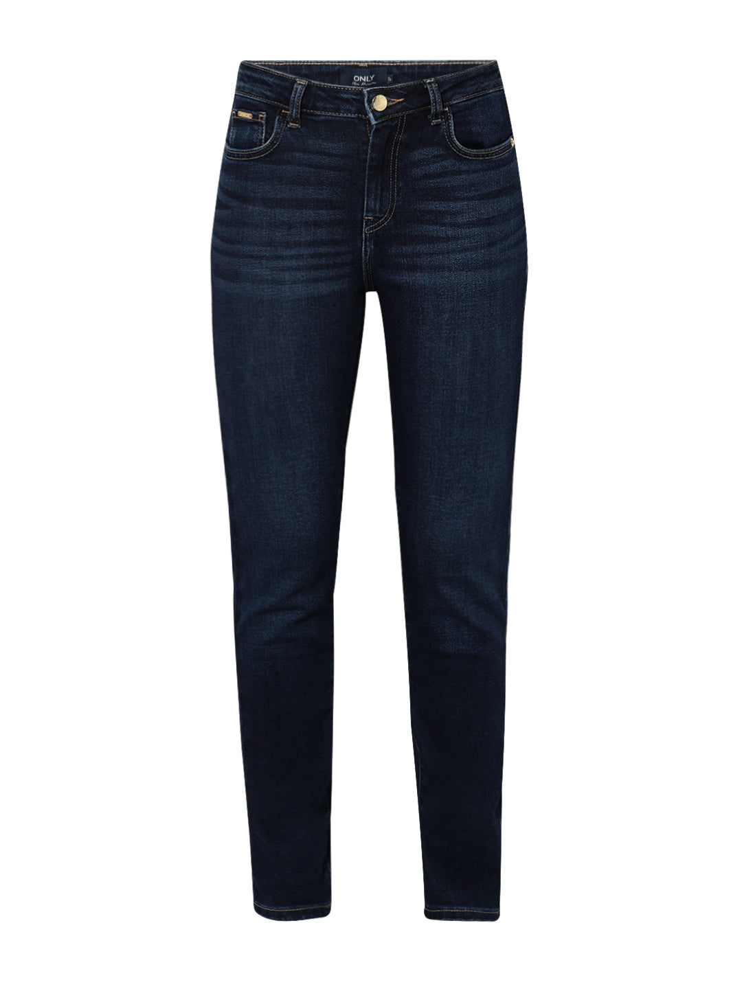 Dark Blue High Rise Skinny Fit Jeans
