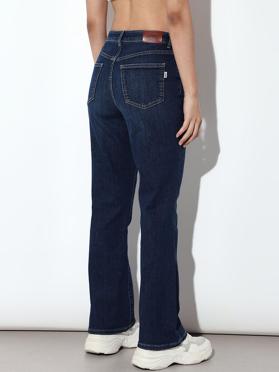 Dark Blue High Rise Paola Flared Jeans