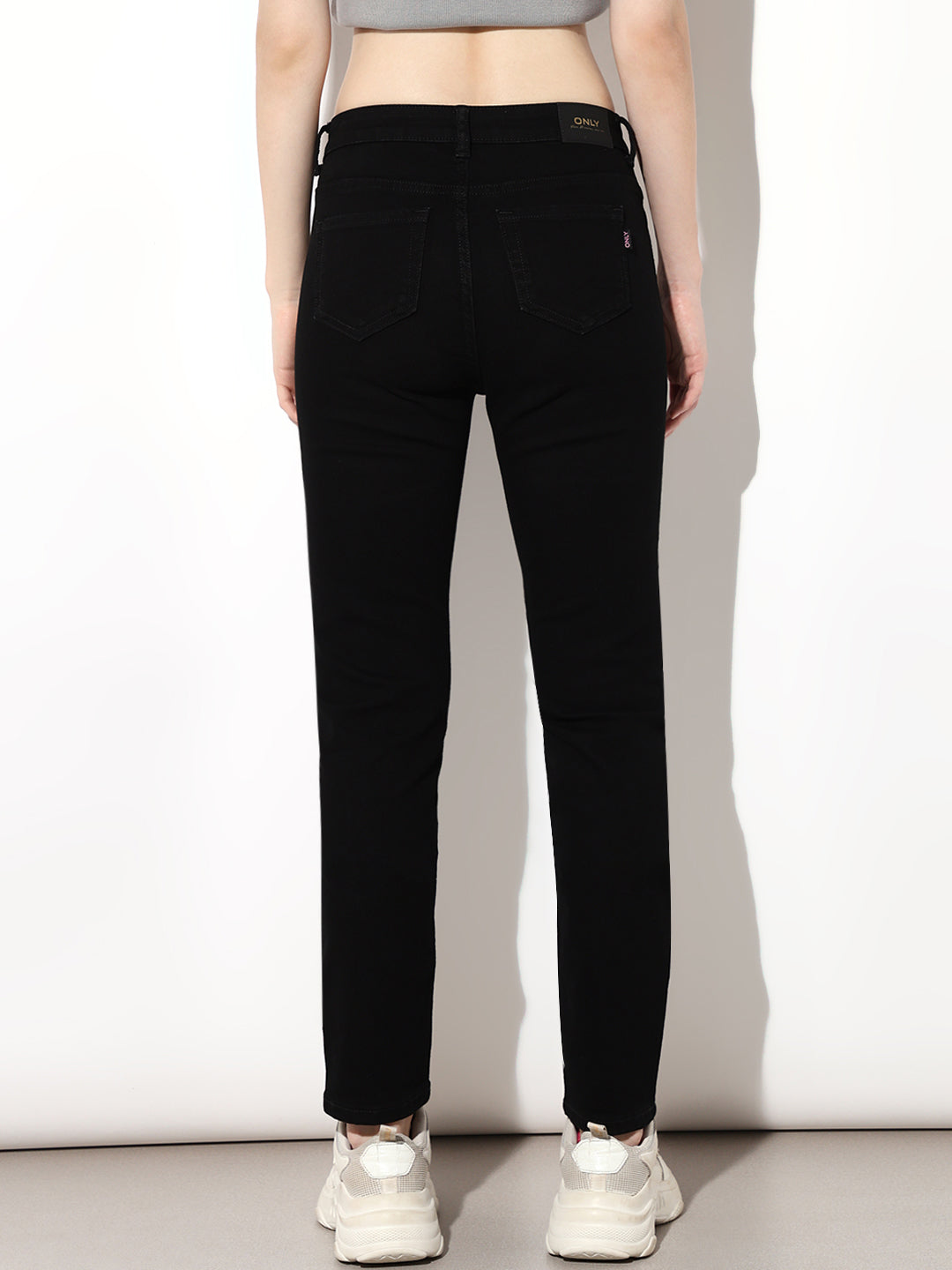 Black High Rise Skinny Fit Jeans