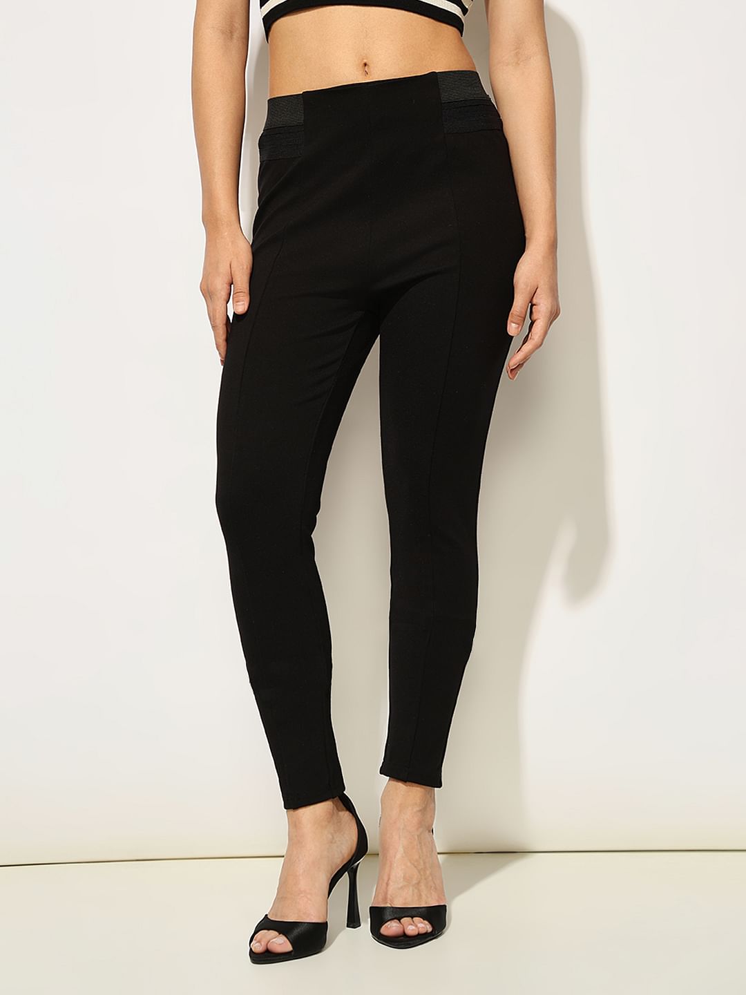 Black High Rise Leggings