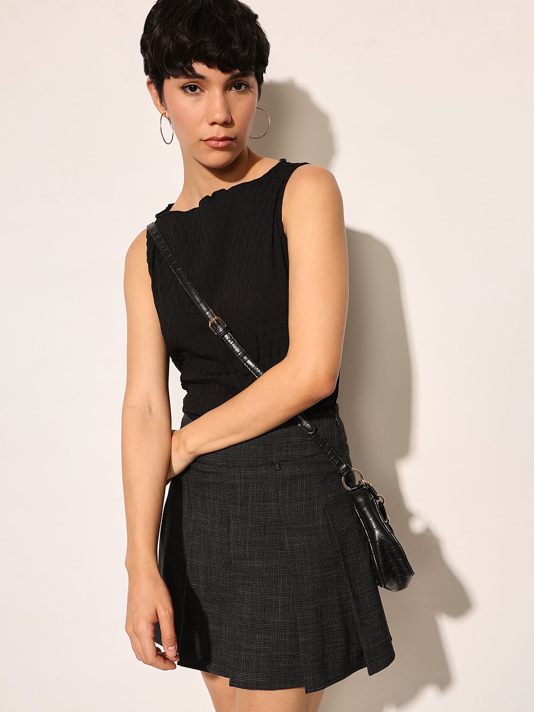 Black Sleeveless Top