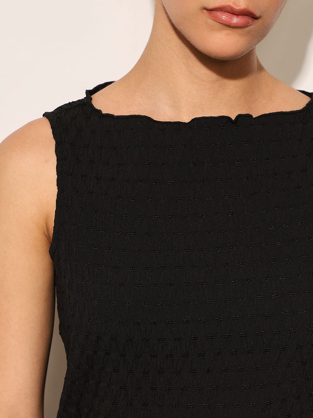 Black Sleeveless Top