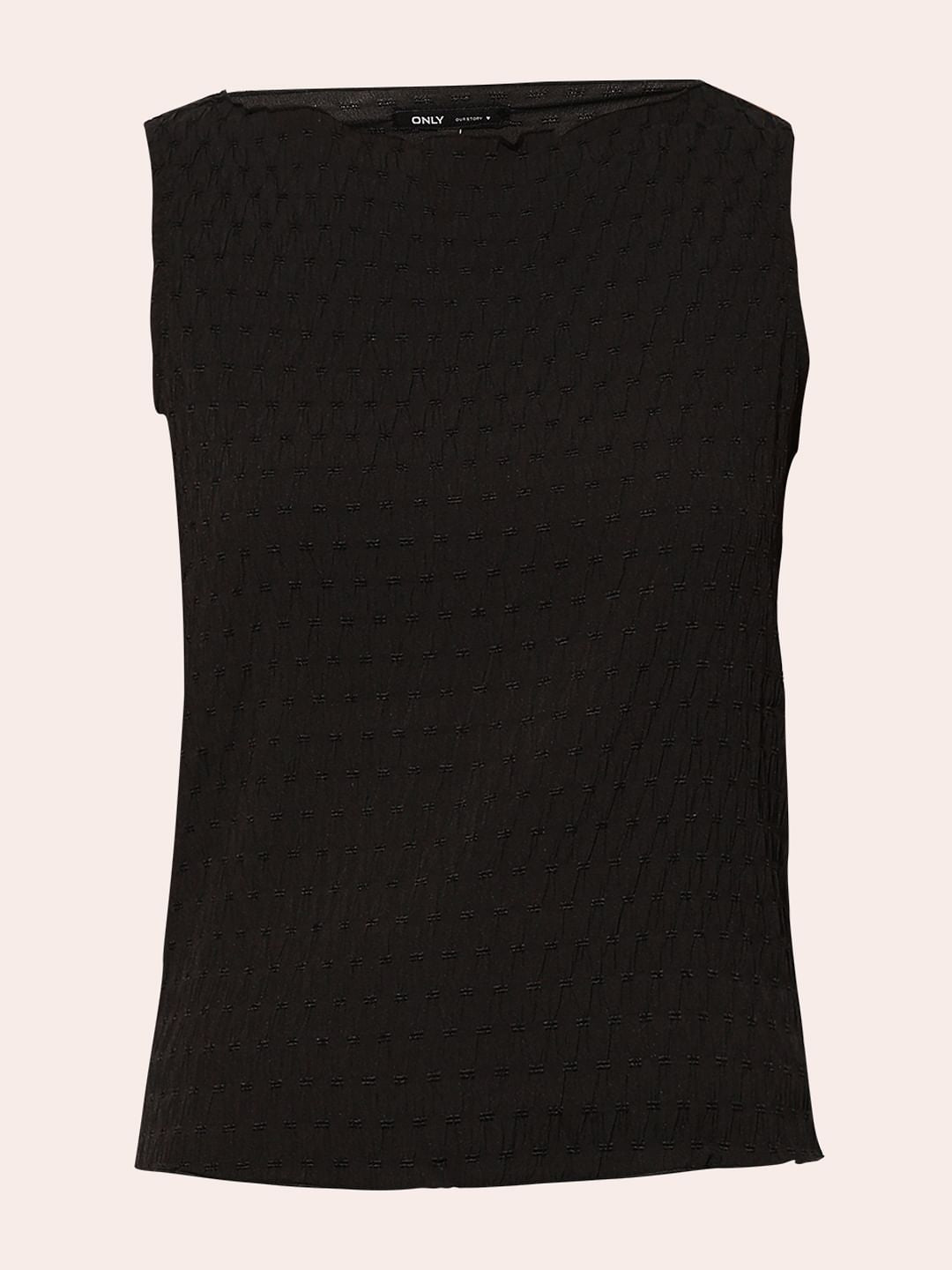 Black Sleeveless Top