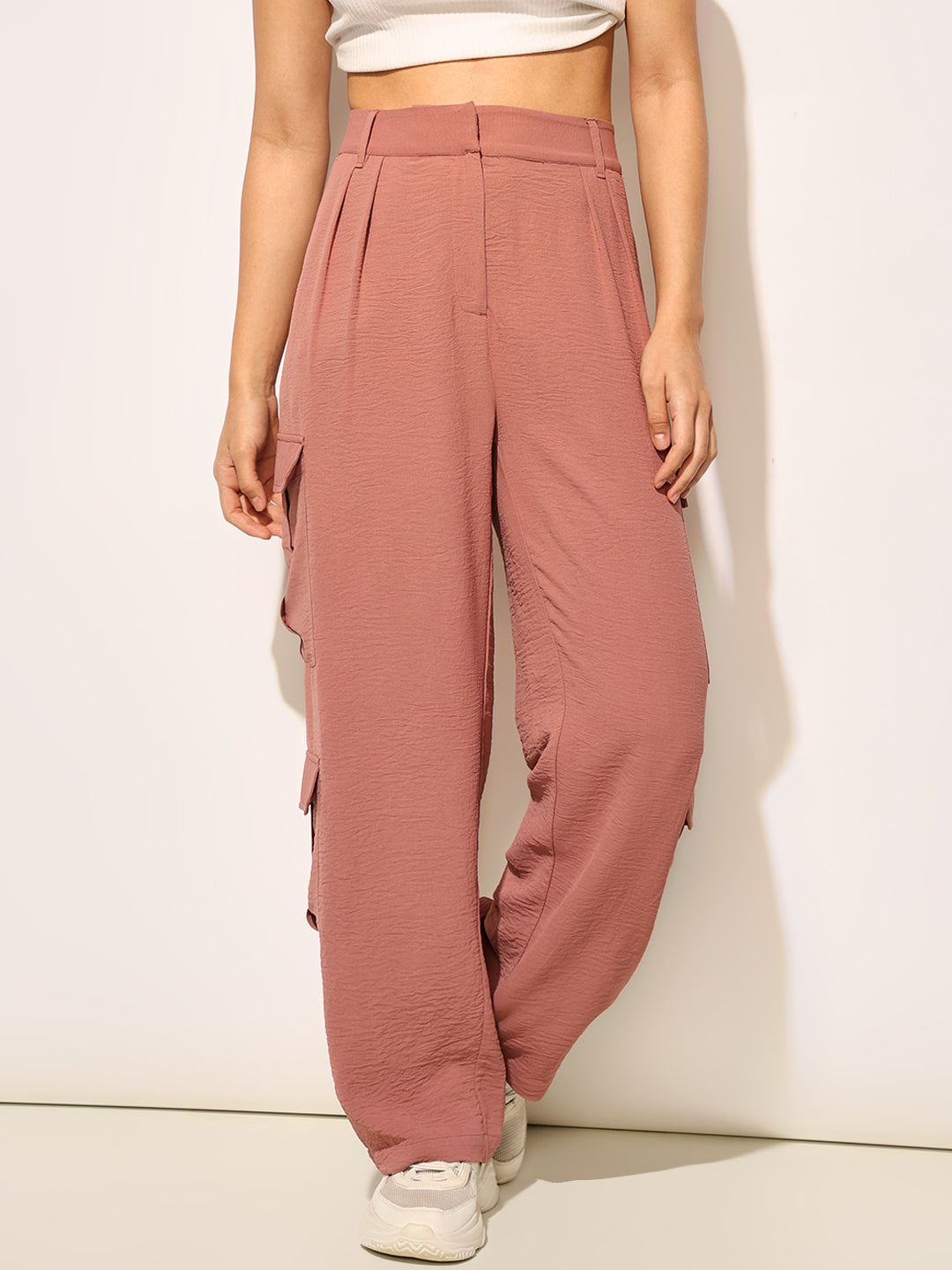 Brown Shirt & Cargo Pant Co-ord Set