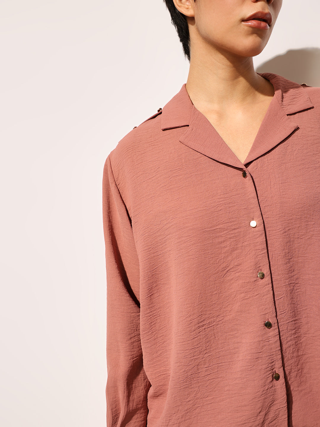 Brown Shirt & Cargo Pant Co-ord Set