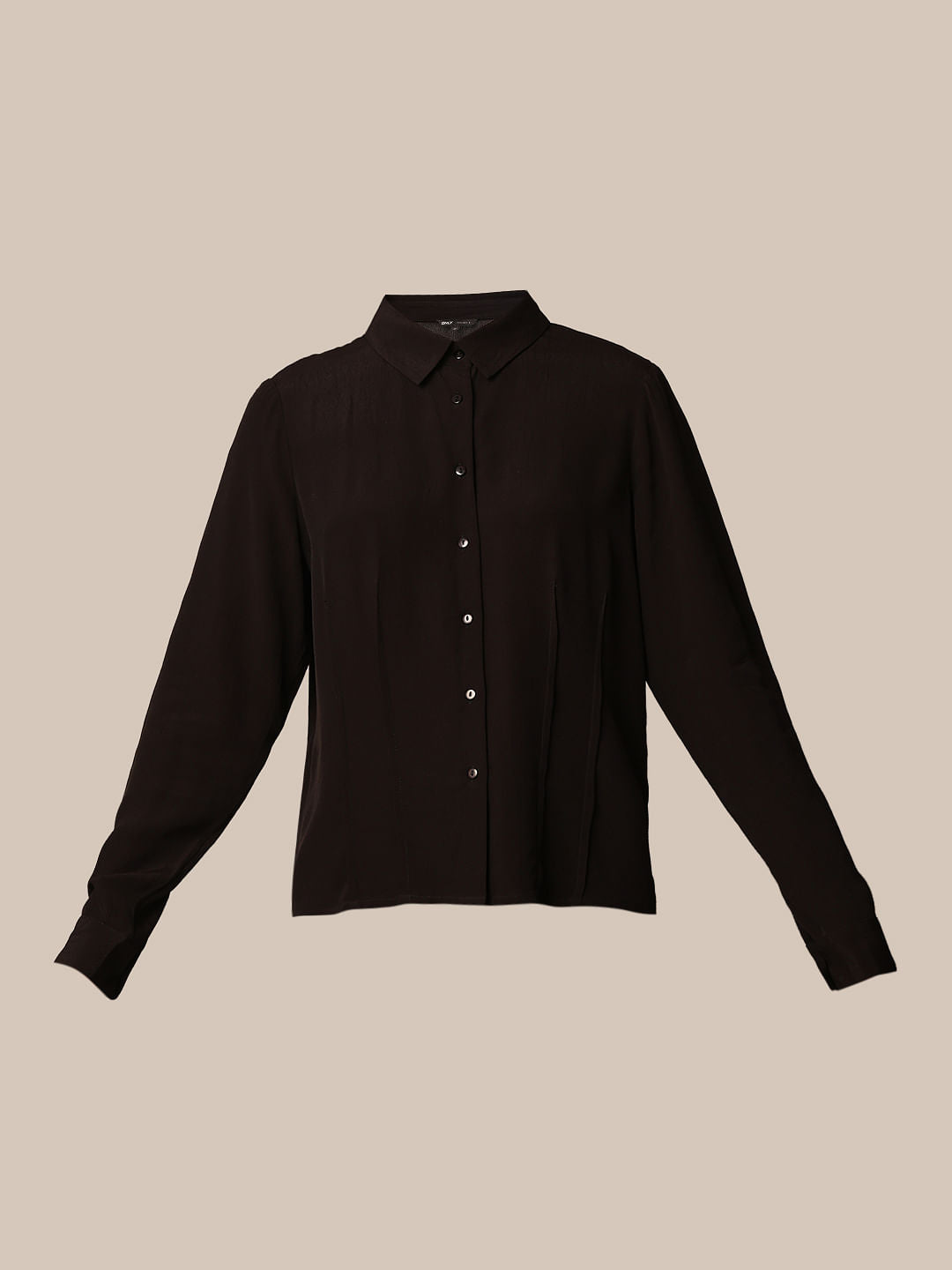 Black Textured Shirt