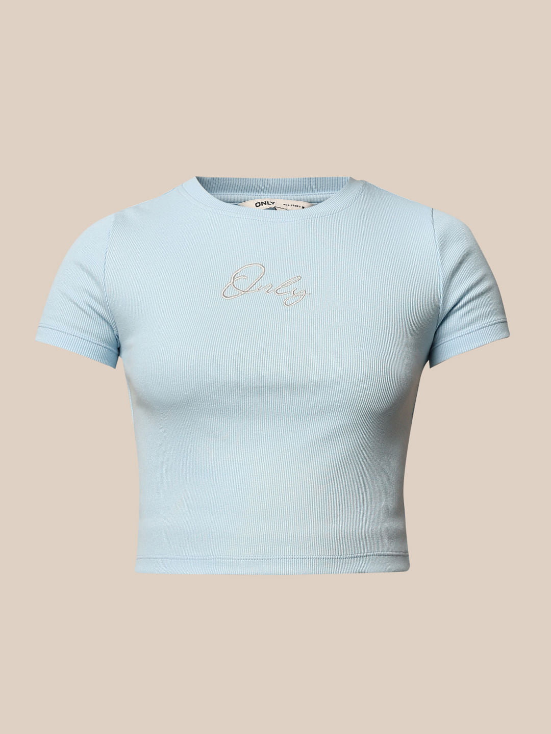 Blue Logo Print T-Shirt