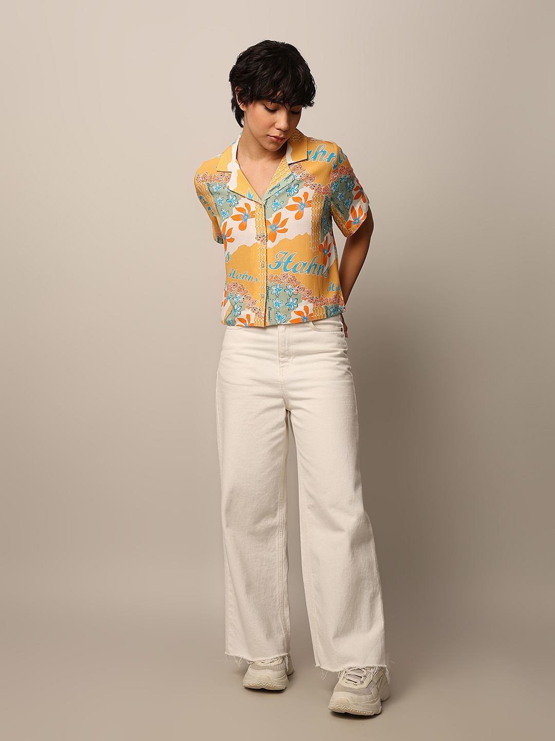 Yellow Printed Shirt