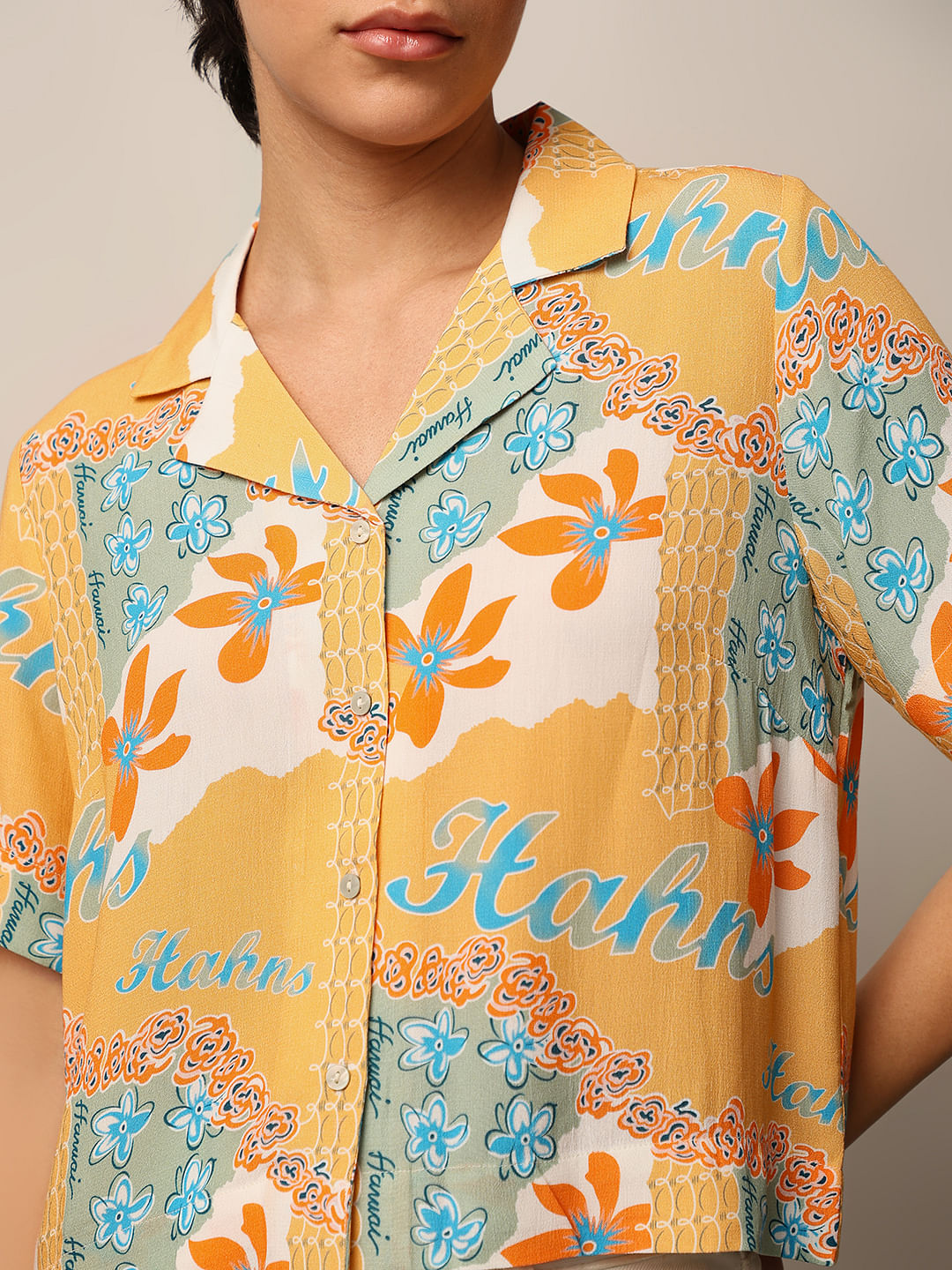 Yellow Printed Shirt