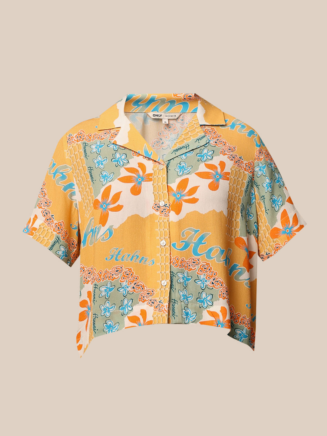 Yellow Printed Shirt