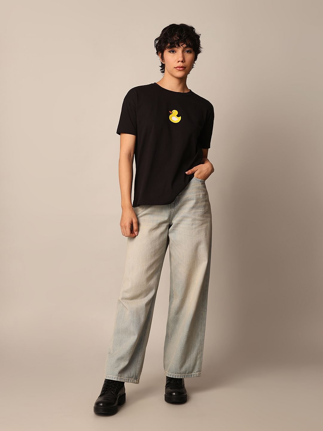 Black Duck Printed T-Shirt