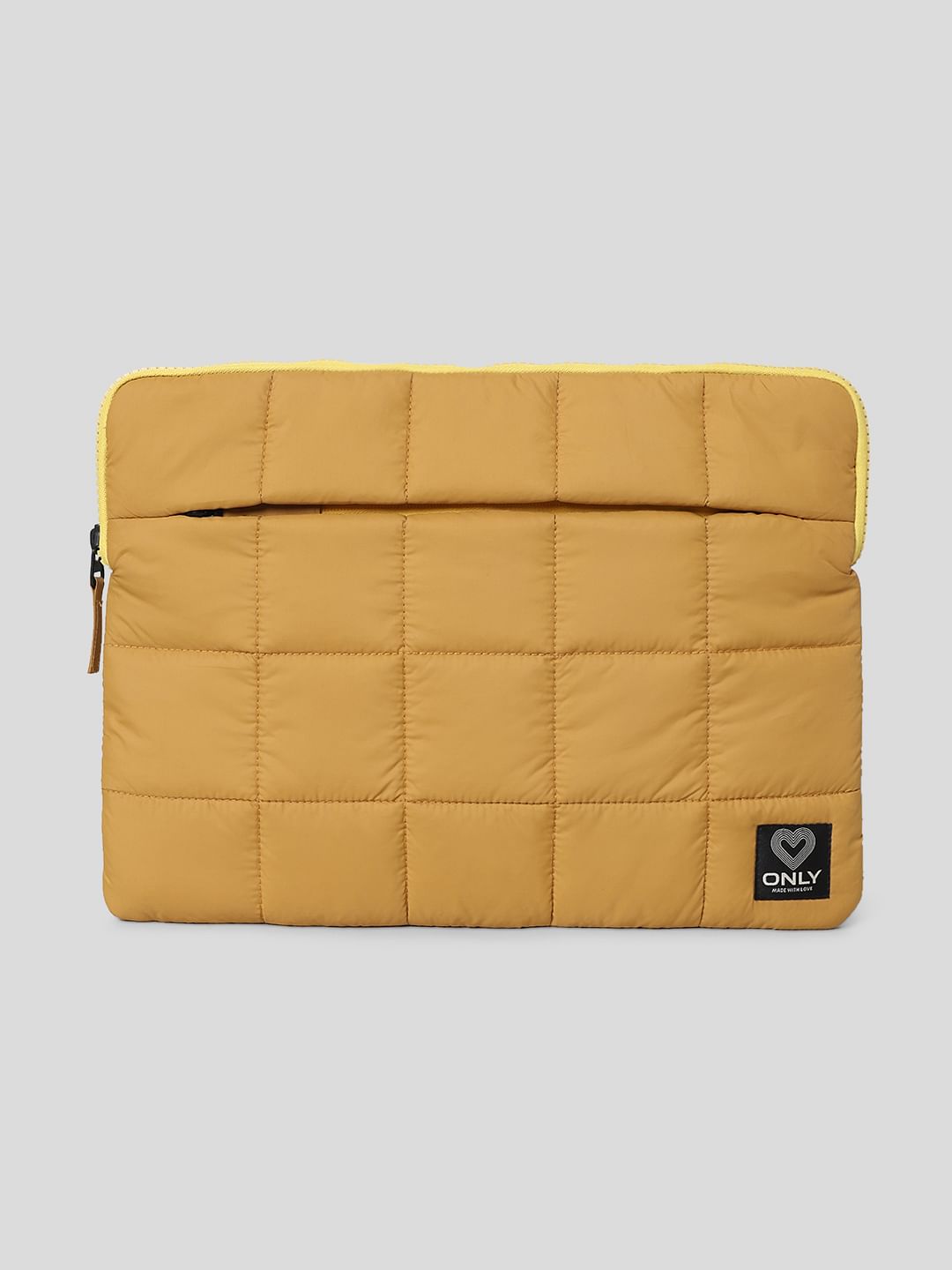 Amber Yellow Puffer Laptop Sleeve