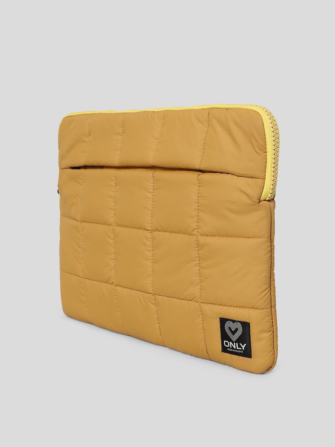 Amber Yellow Puffer Laptop Sleeve