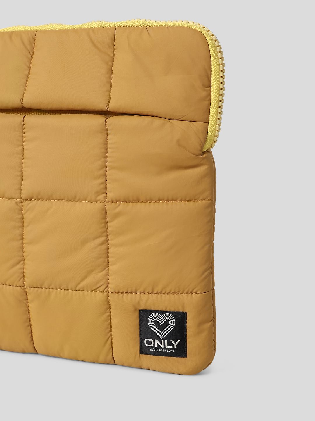 Amber Yellow Puffer Laptop Sleeve
