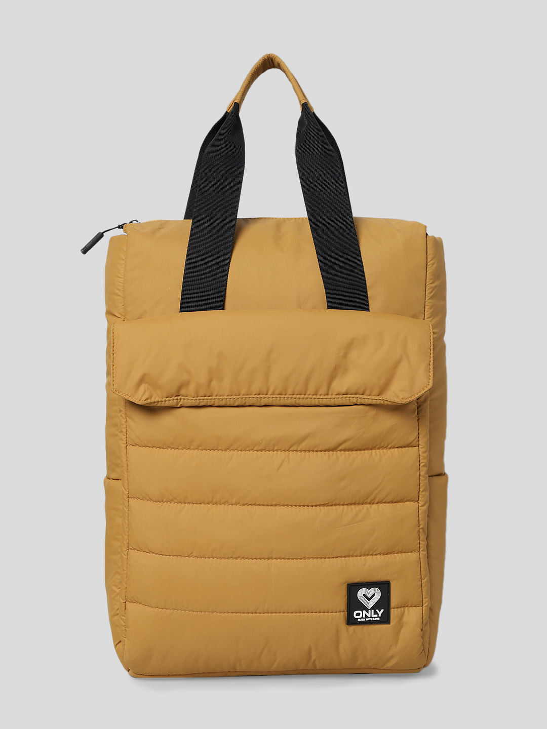 Mustard Puffer Backpack