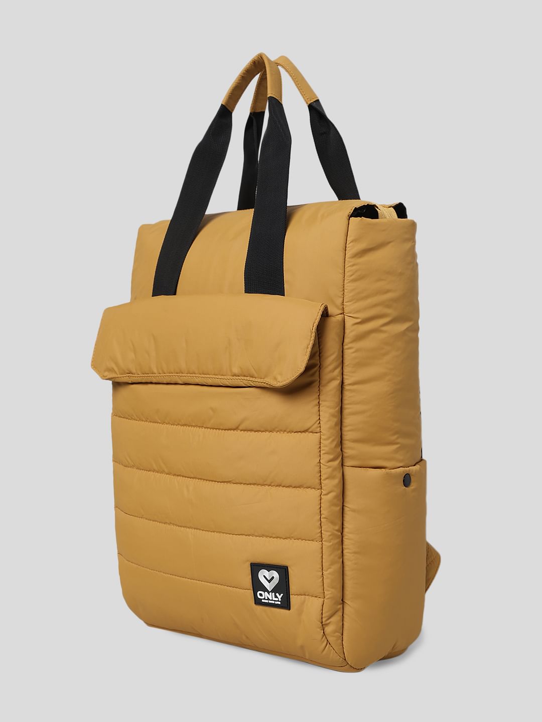Mustard Puffer Backpack