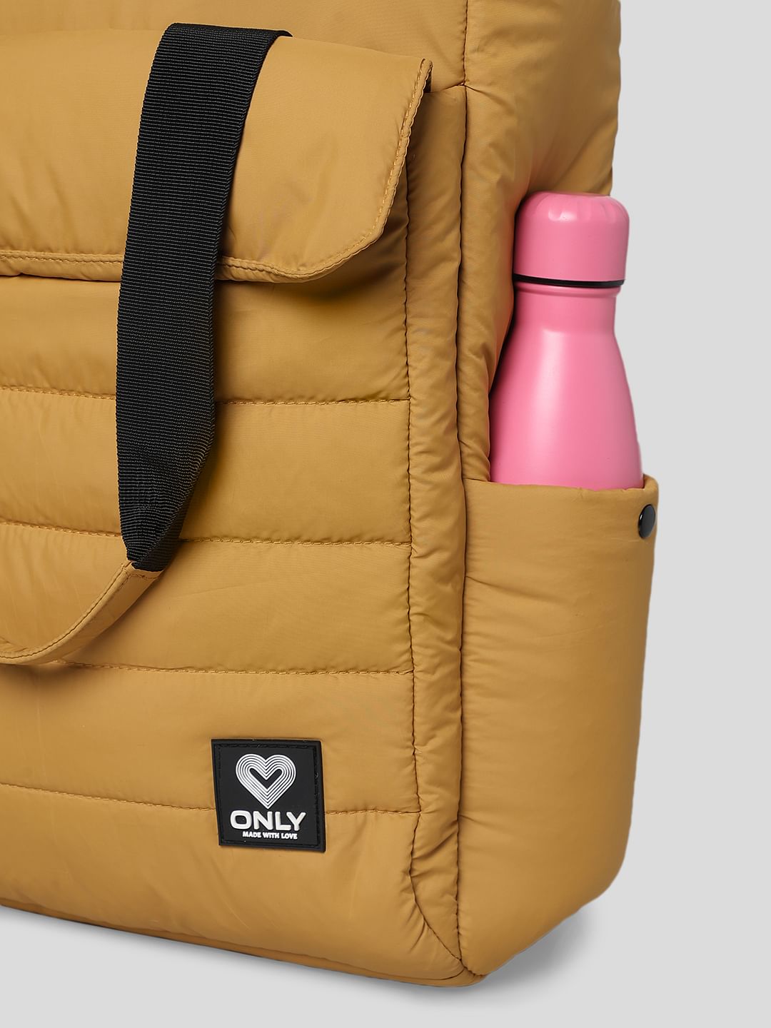 Mustard Puffer Backpack