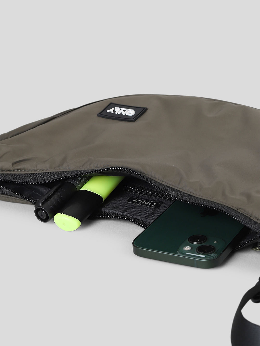 Green Side Sling Bag