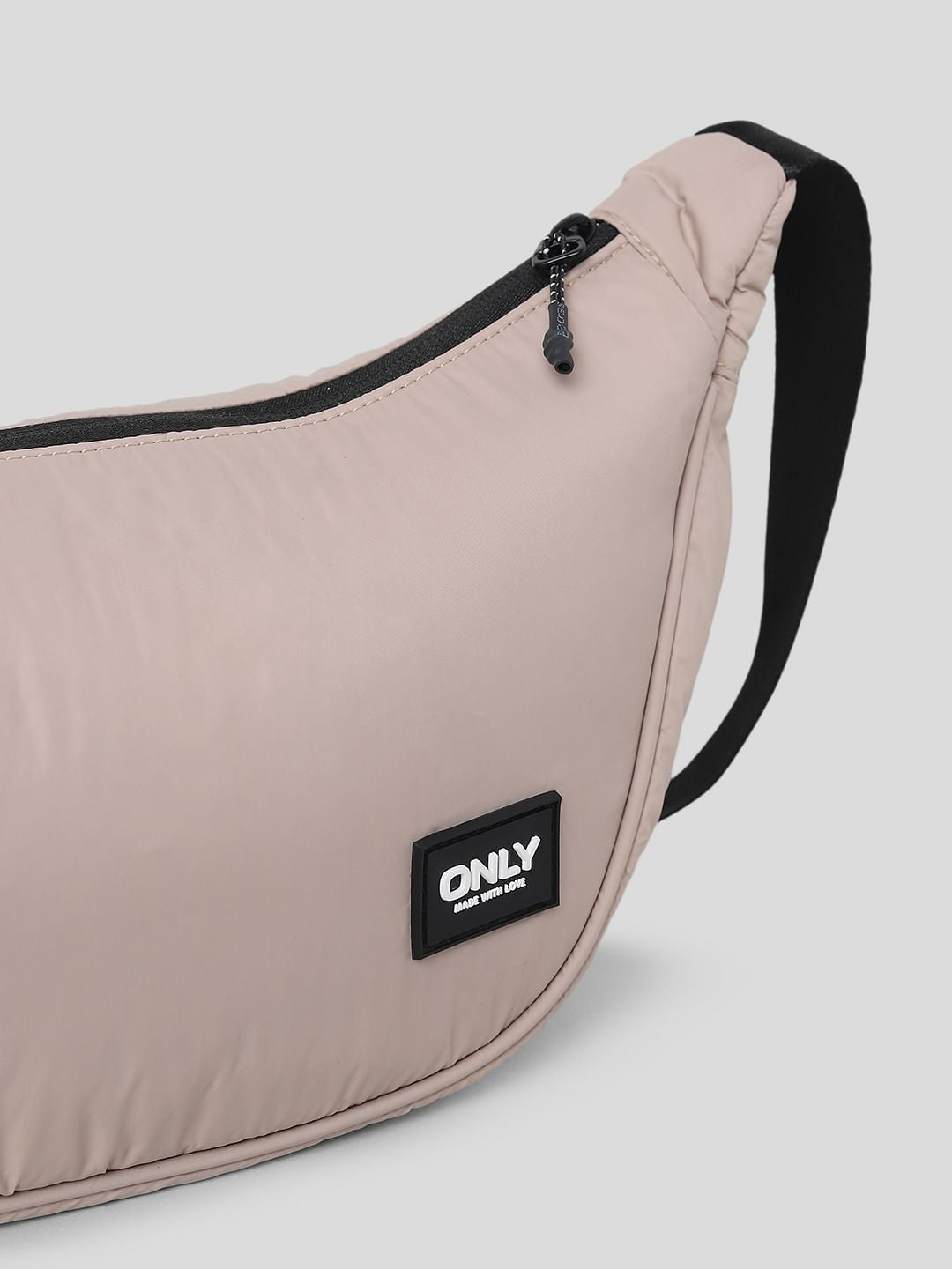 Beige Side Sling Bag