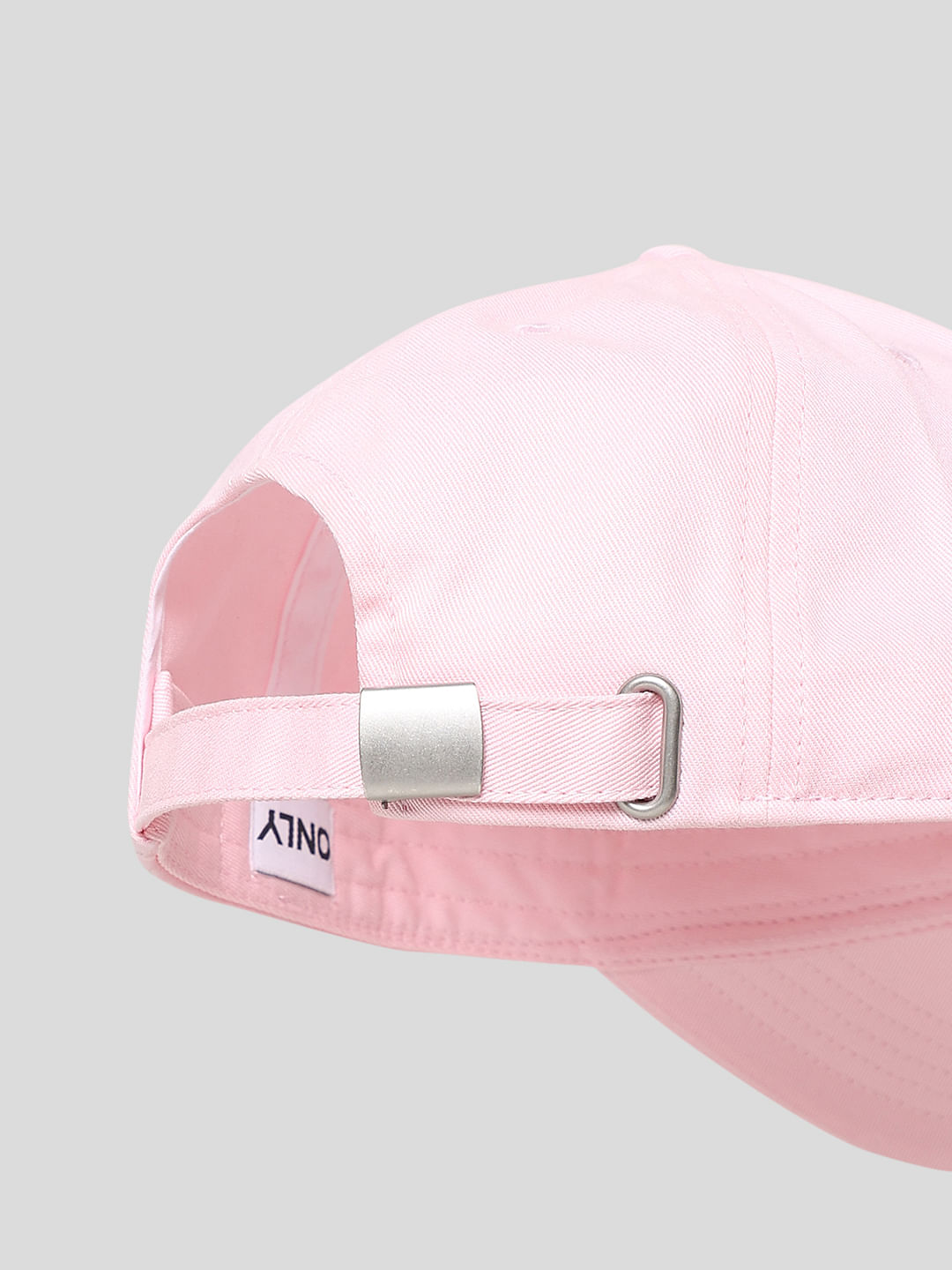 Light Pink Logo Print Cap