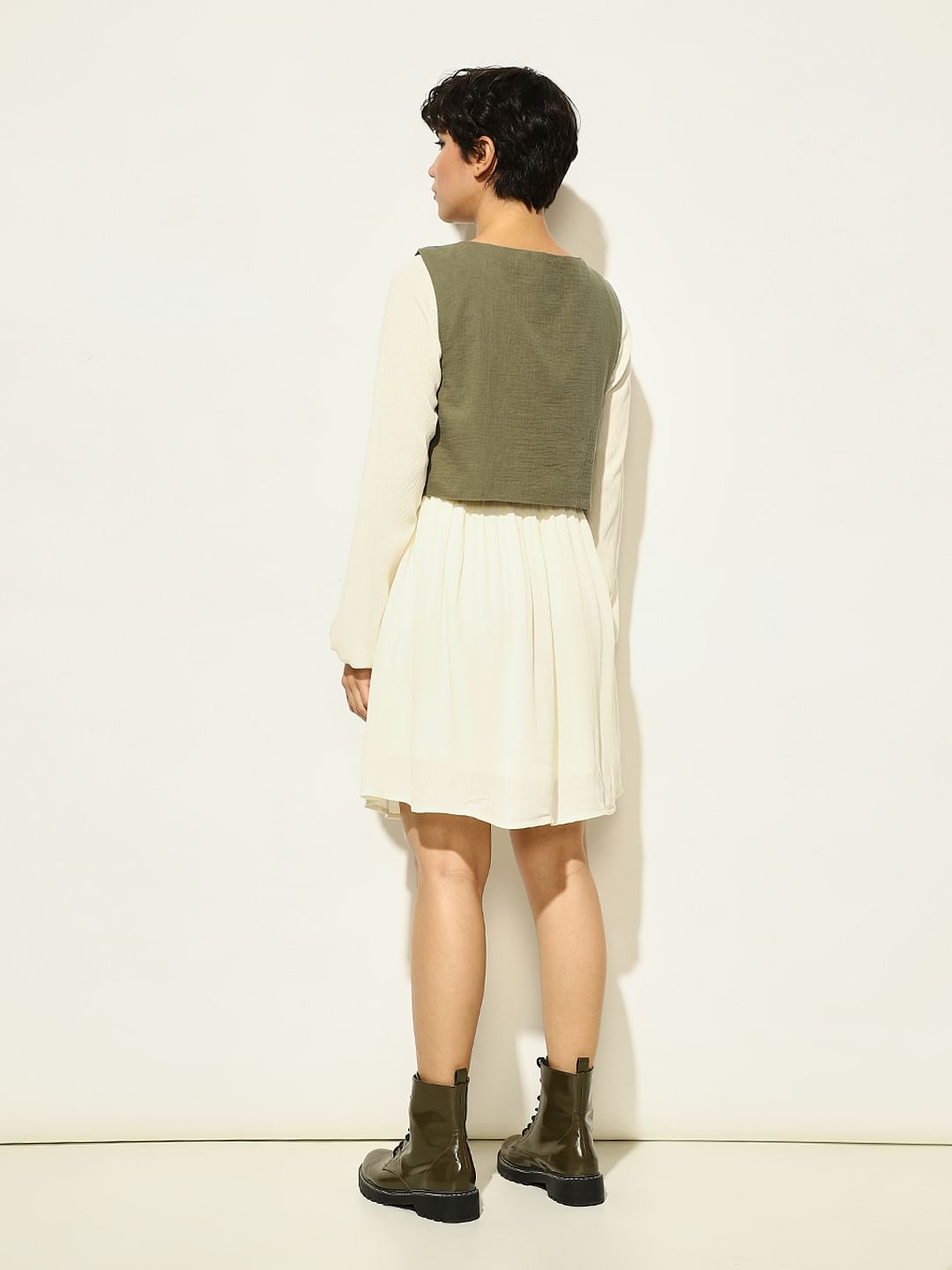 White Embroidered Dress