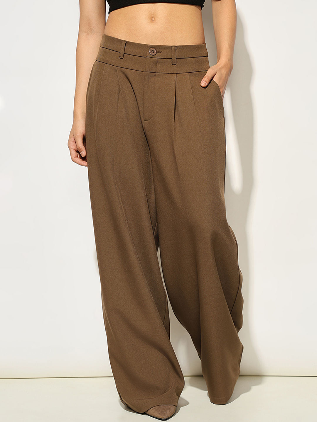 Olive Tailored Pants