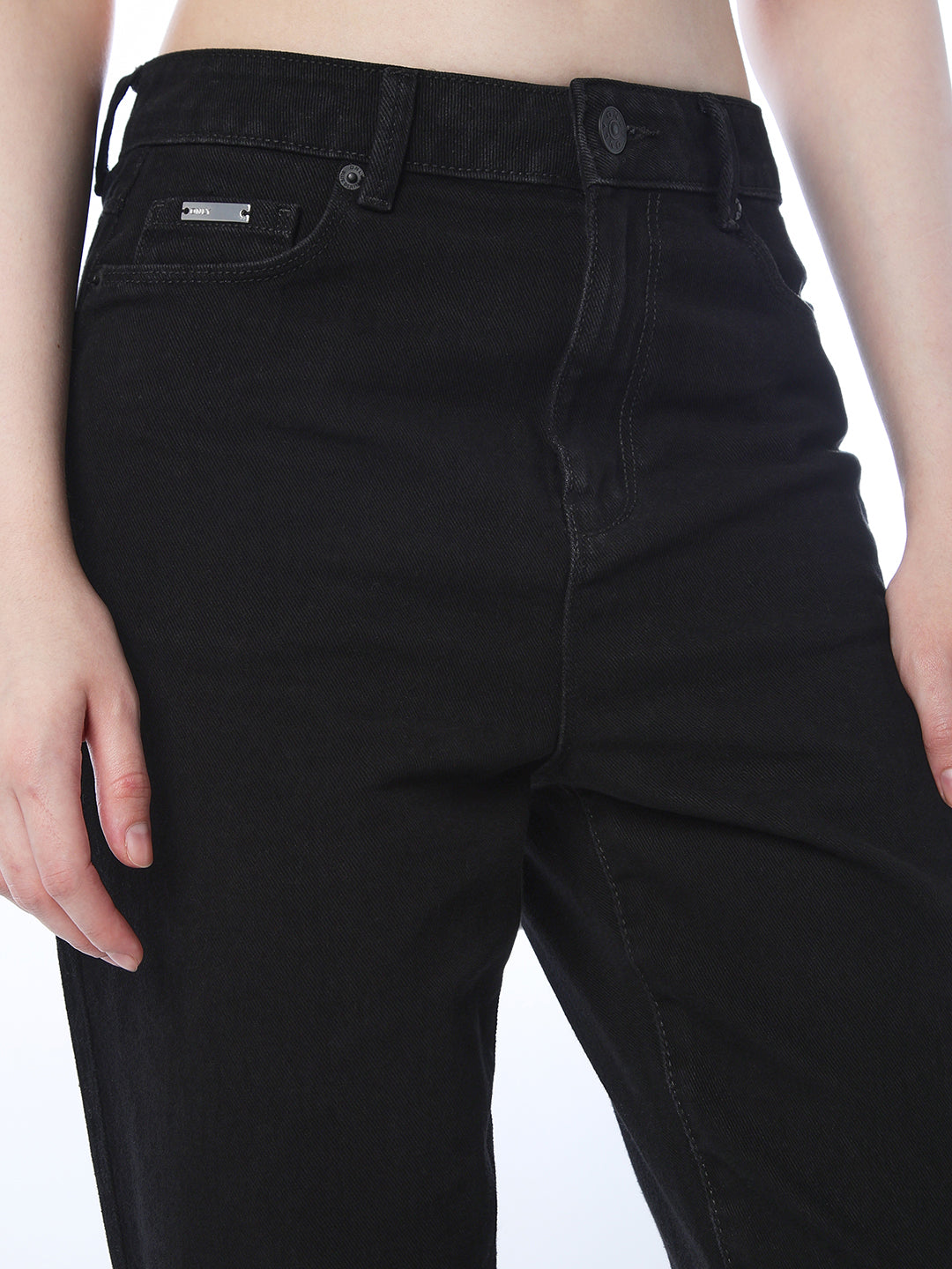 High Rise Straight Fit Jeans