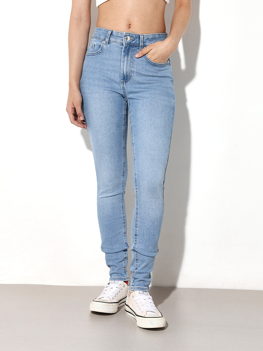 Skinny High Rise Jeans