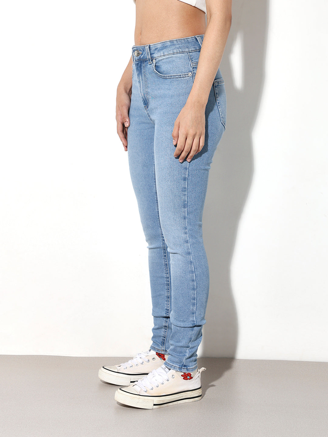 Skinny High Rise Jeans