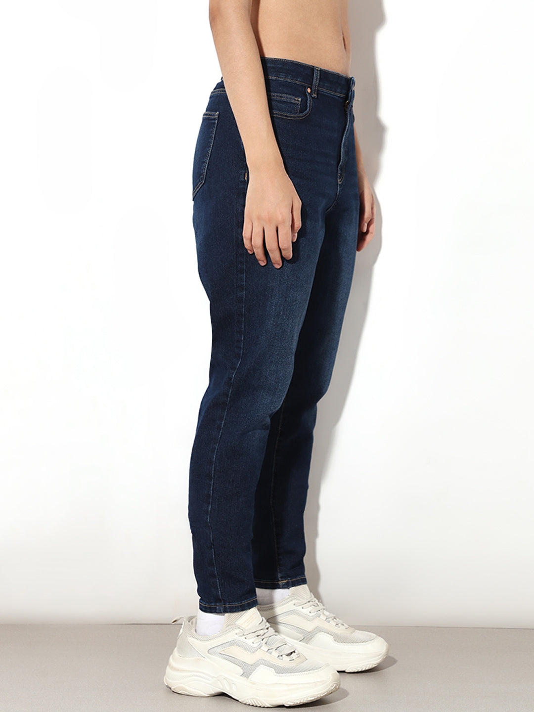 Dark Blue Piper Skinny Fit Jeans