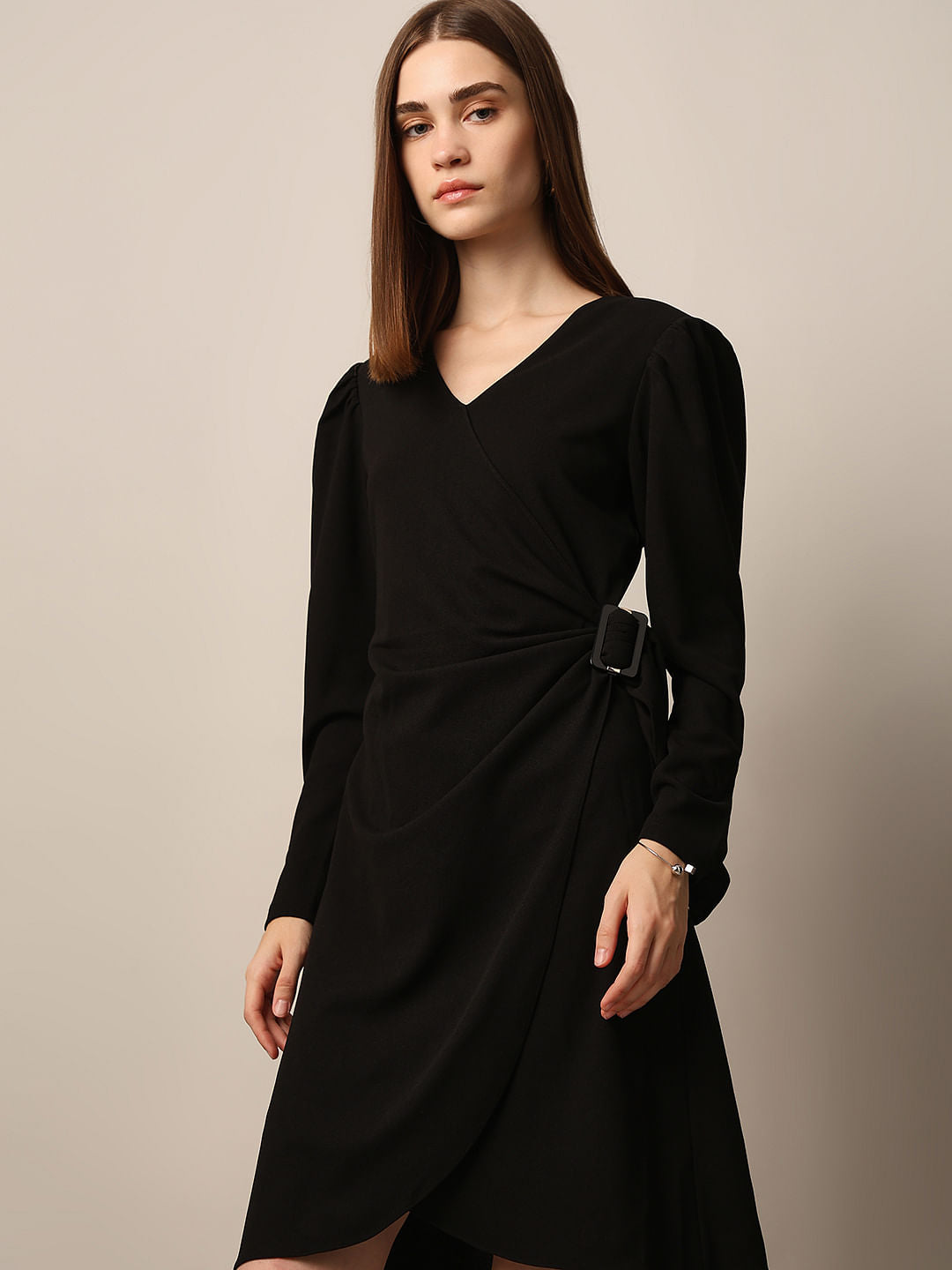 Black Wrap Dress