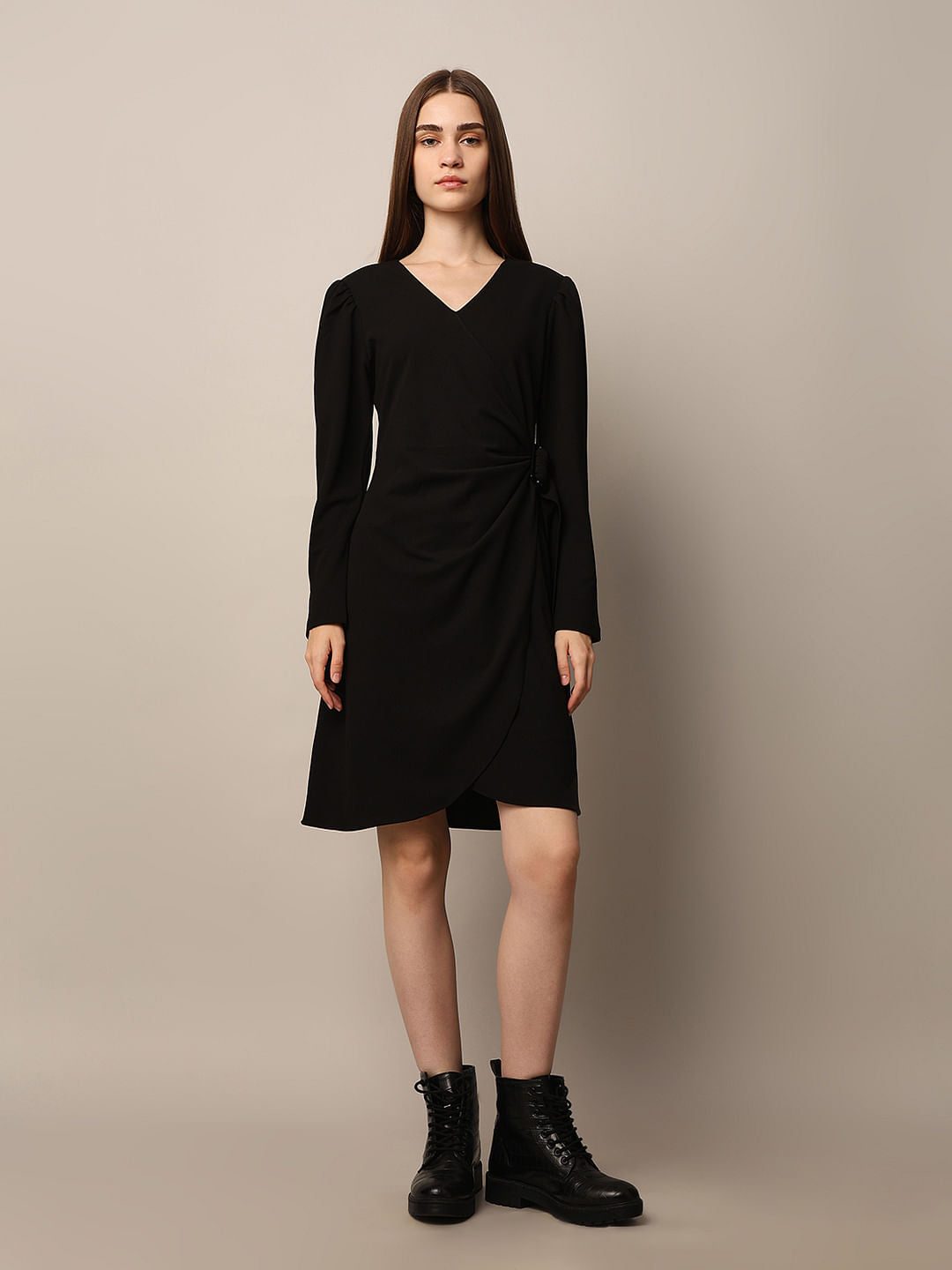 Black Wrap Dress