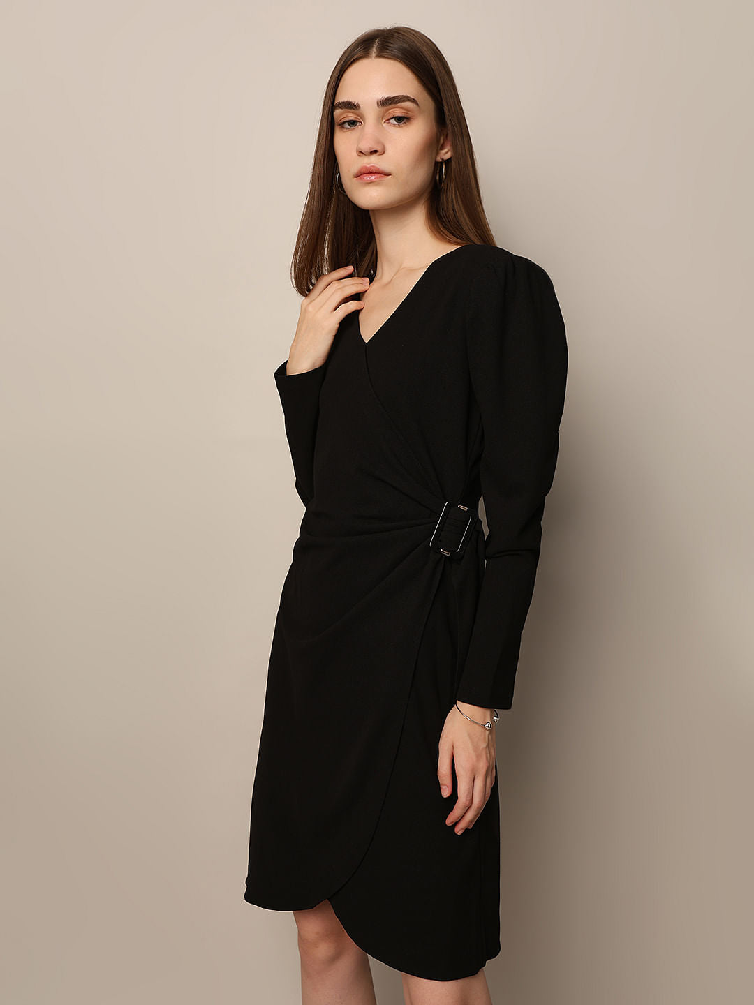 Black Wrap Dress