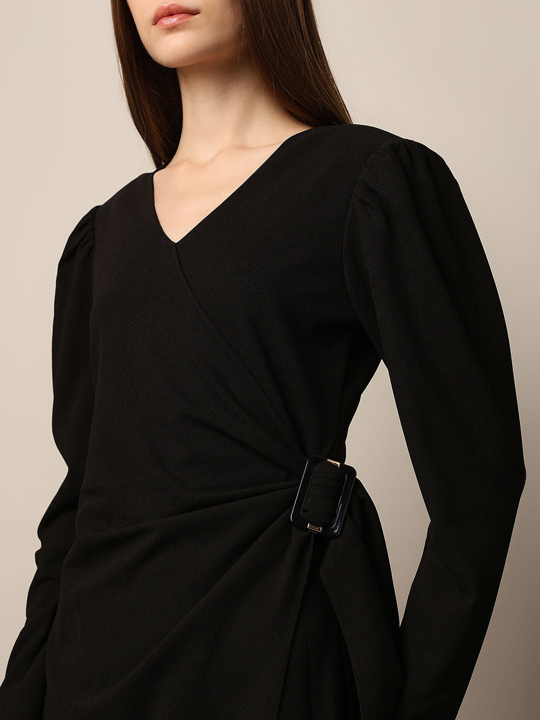 Black Wrap Dress