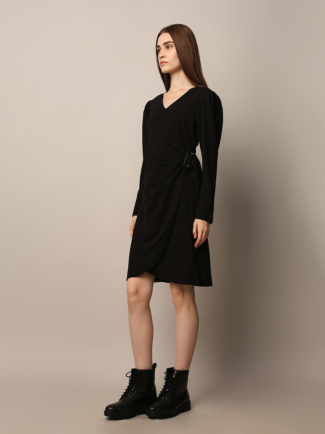 Black Wrap Dress
