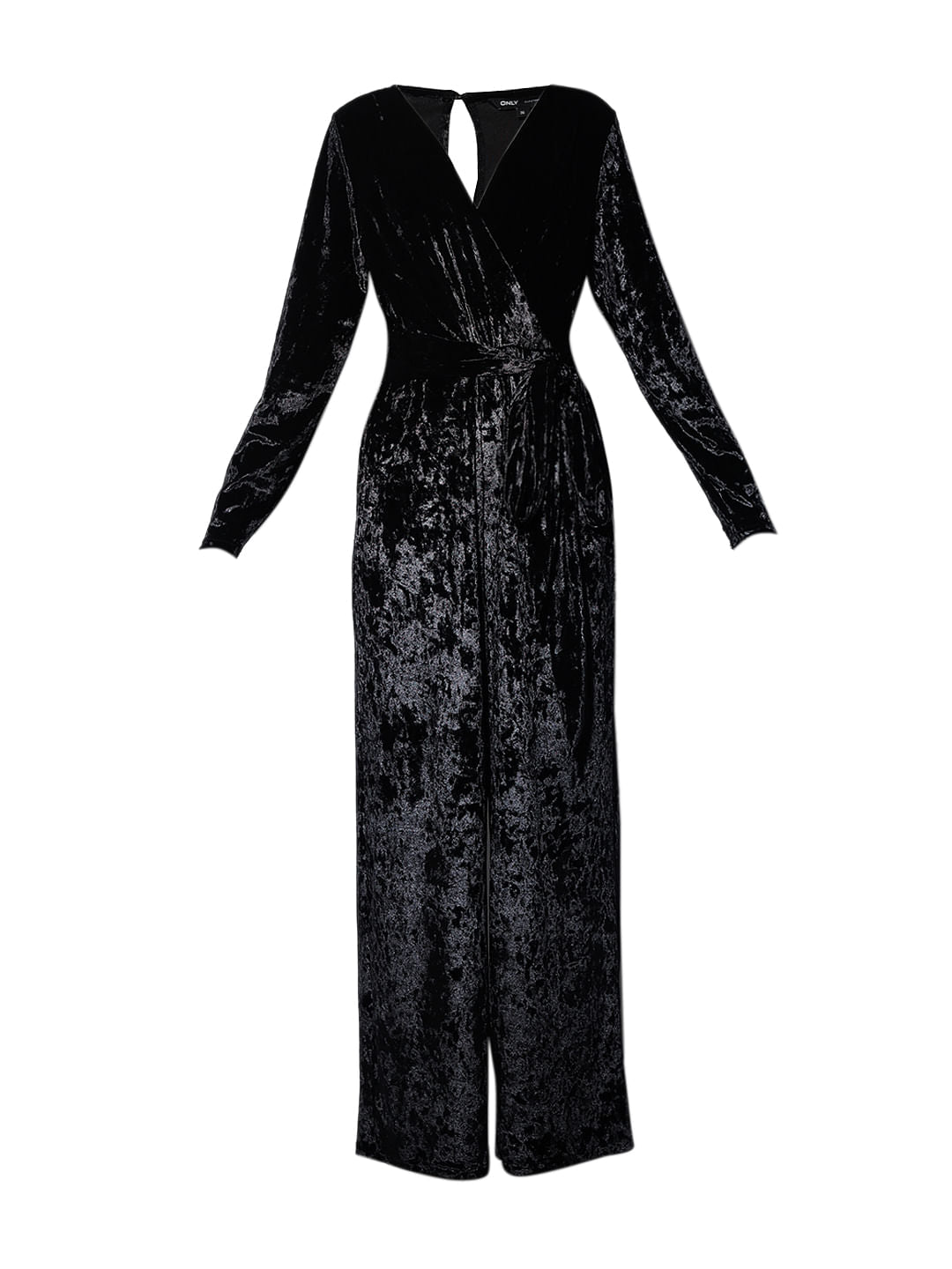 Black Velour Jumpsuit