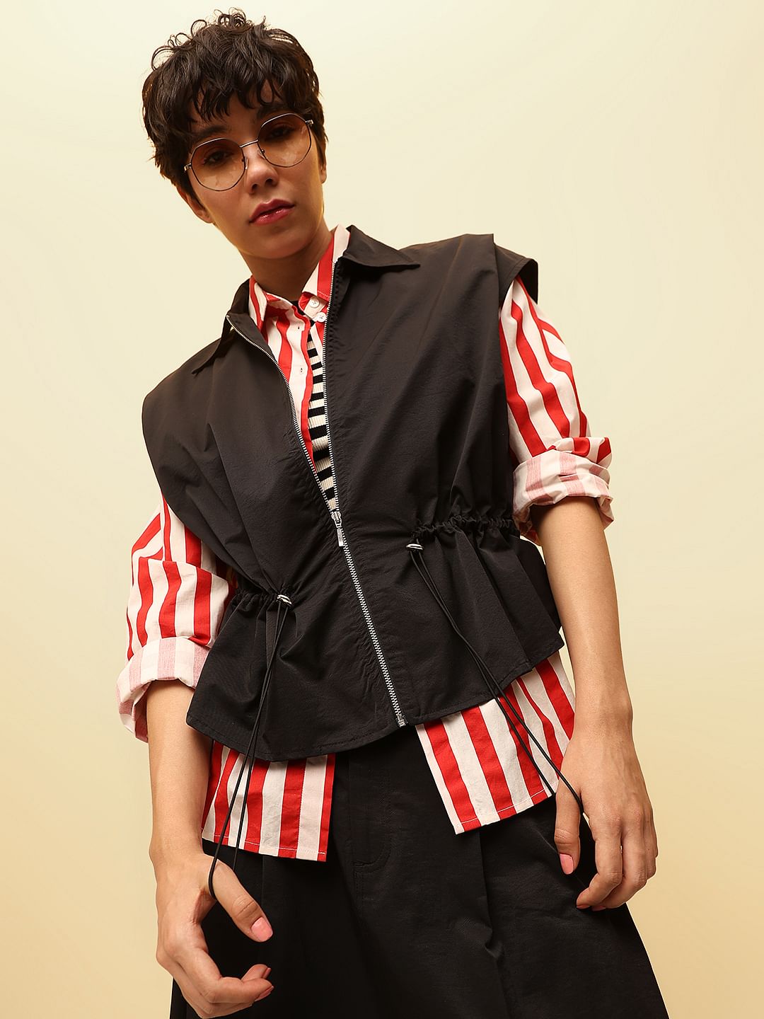 Black Parachute Utility Shirt