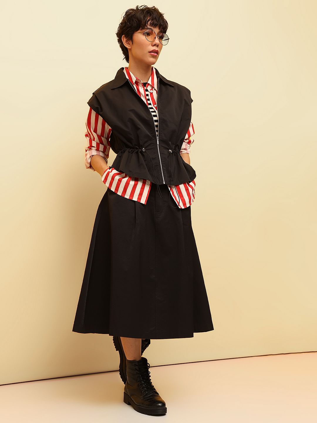 Black Parachute Utility Shirt