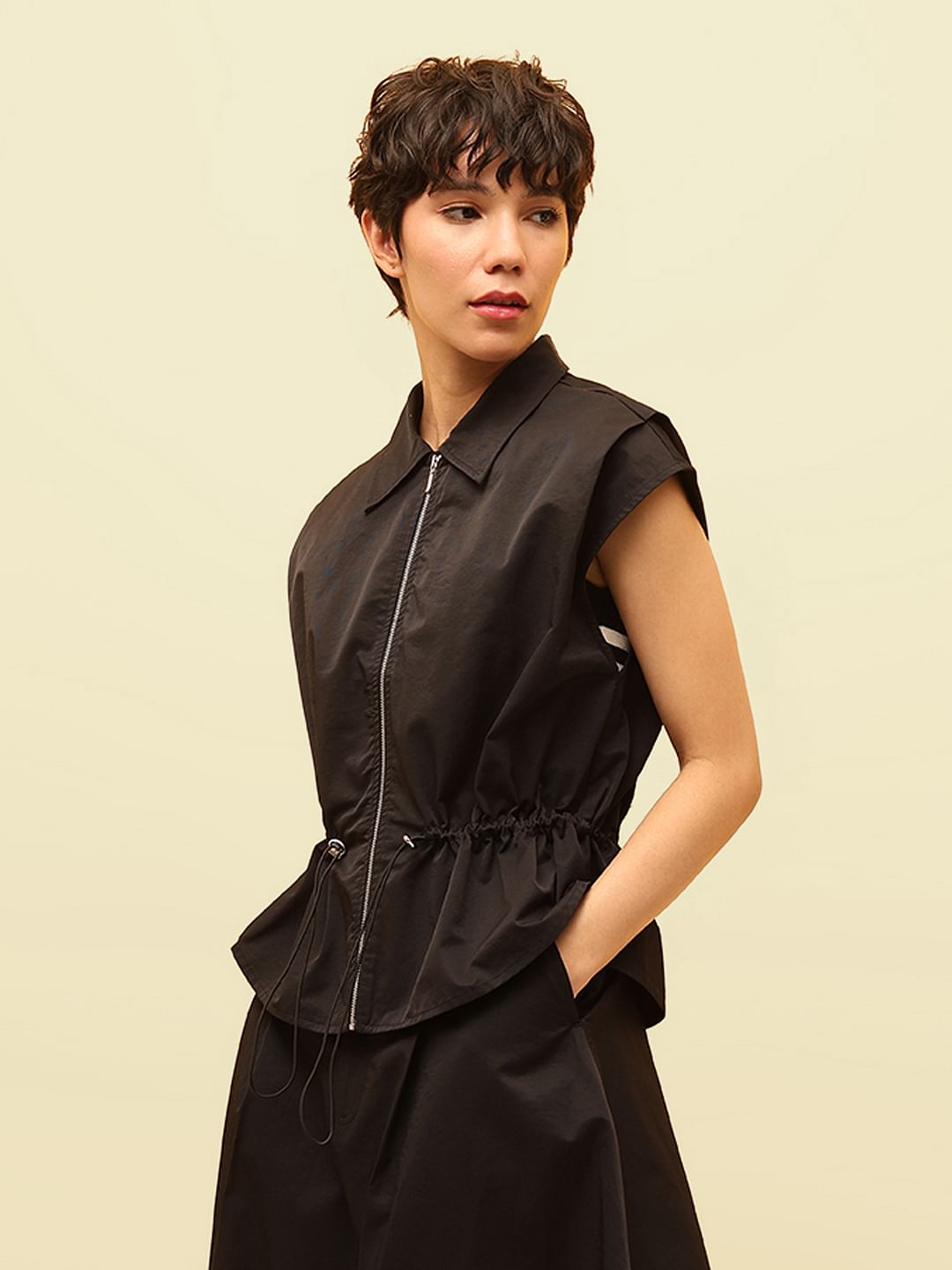 Black Parachute Utility Shirt