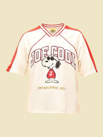 White Peanuts Varsity T-Shirt