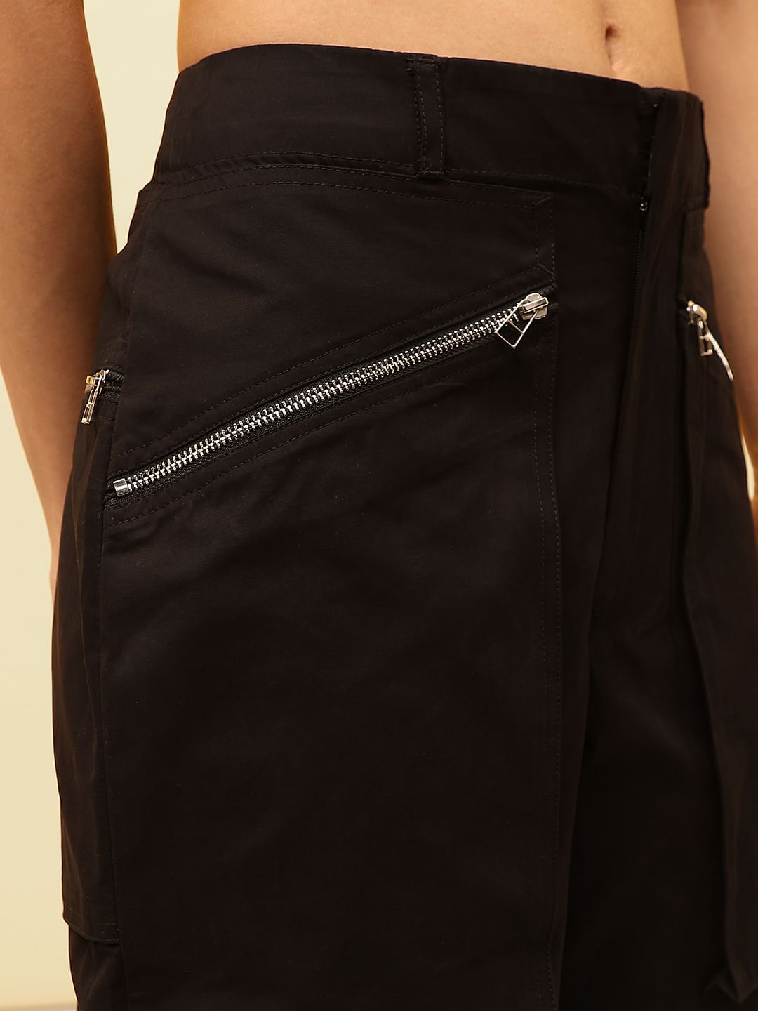 Black Co-Ord Set Utility Pants