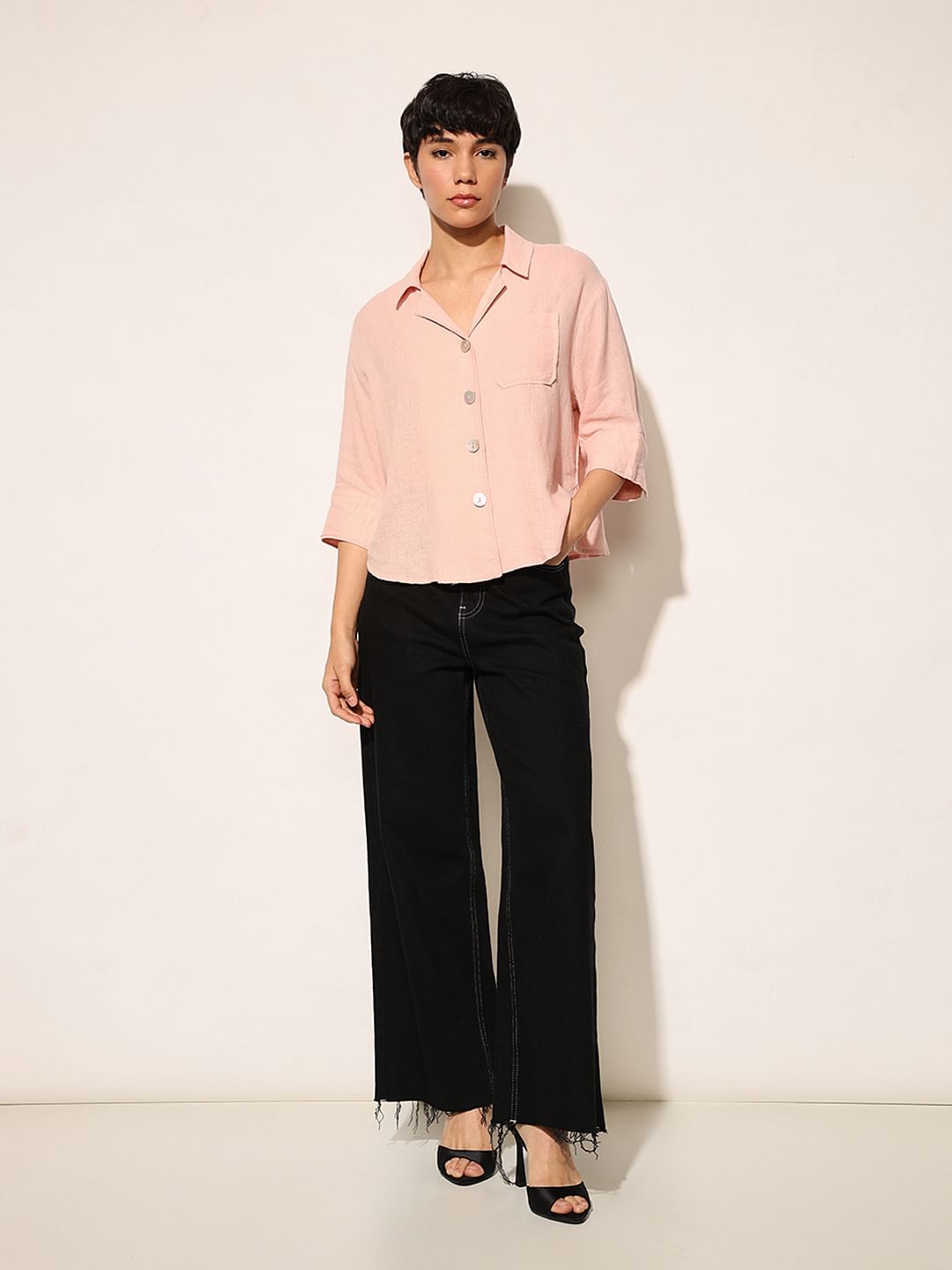 Pink Short Sleeves Shirt