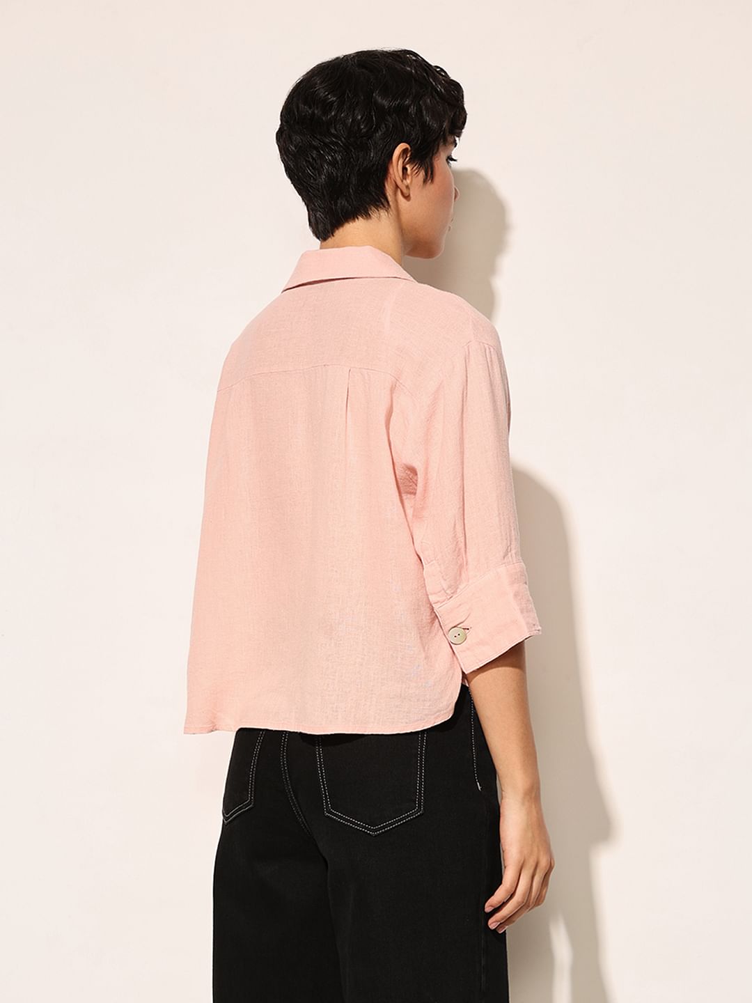 Pink Short Sleeves Shirt